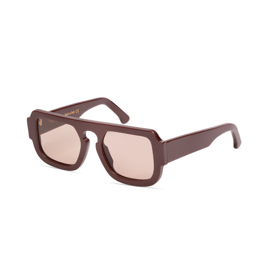 The Margaux by The Going - Aviator style sunglasses in the color Cacao Cacao - Chocolate brown frame with brown lenses