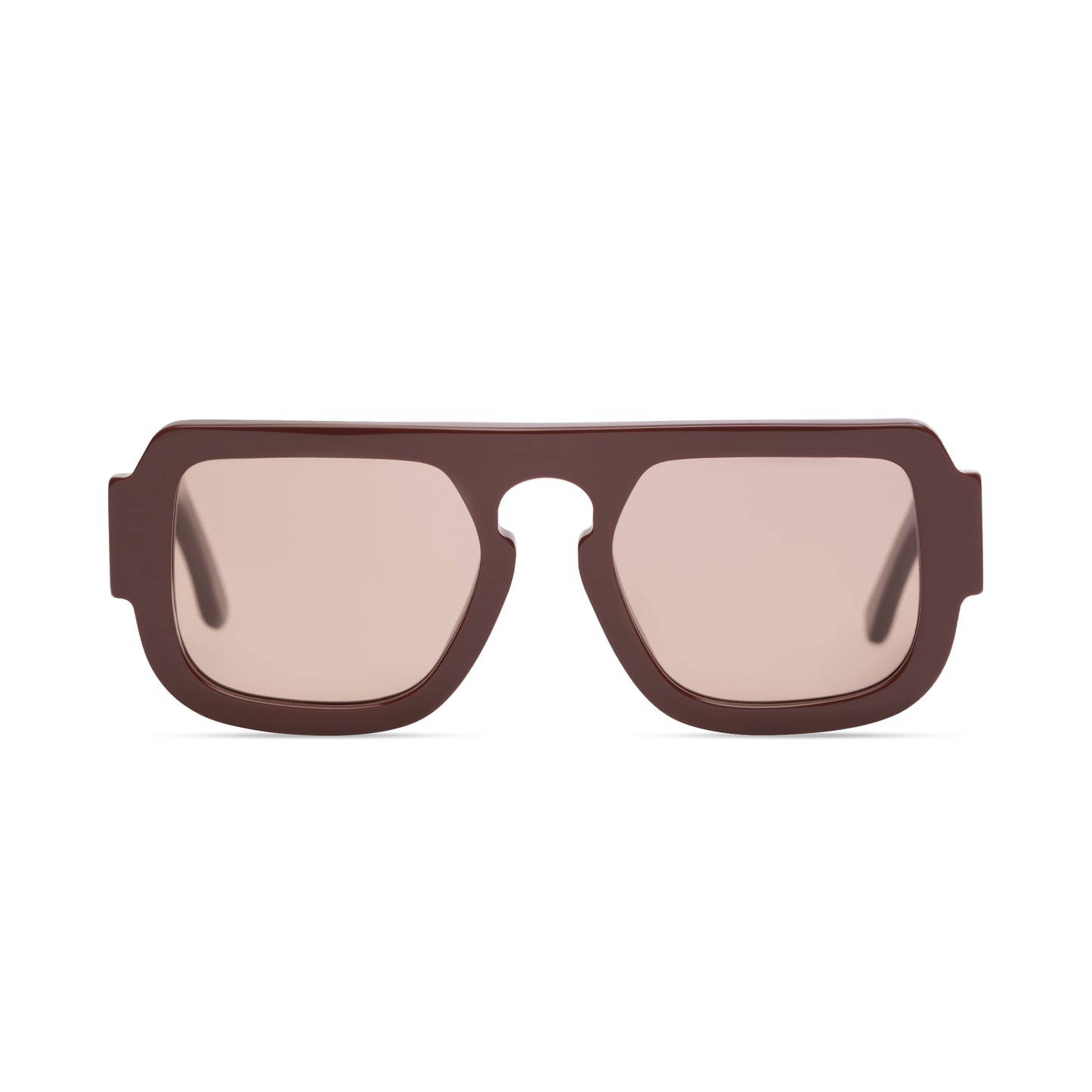 The Margaux by The Going - Aviator style sunglasses in the color Cacao Cacao - Chocolate brown frame with brown lenses