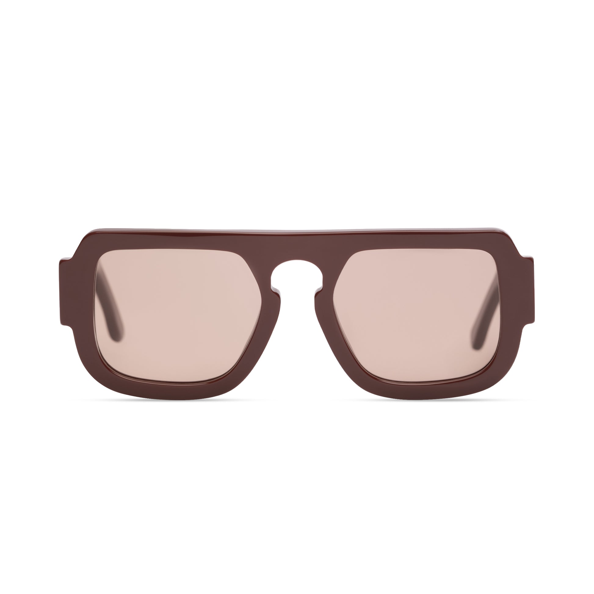 The Margaux by The Going - Aviator style sunglasses in the color Cacao Cacao - Chocolate brown frame with brown lenses
